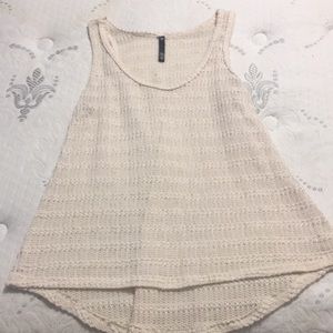 Crochet sleeveless top